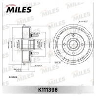 Тормозной барабан MILES 1420598849 M1WW 17 K111396 - Изображение 2