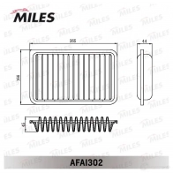 Воздушный фильтр MILES J 4JZT6 AFAI302 1420625797 - Изображение 3