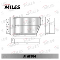 Воздушный фильтр MILES 1420625803 DT GPRW AFAI304