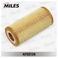 Масляный фильтр MILES AFOE138 0S 24NG7 Audi A3 (8VS, M) 3 Седан 2.0 Tfsi 190 л.с. 2016 – наст. время