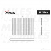 Салонный фильтр MILES R5 23G AFC1349 Audi A5 (F53) 2 Купе 45 TFSI Mild Hybrid quattro 265 л.с. 2020 – наст. время