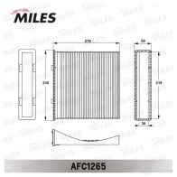 Салонный фильтр MILES 1436966142 AFC1265 L471 4Q - Изображение 2