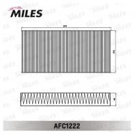 Салонный фильтр MILES 1436966134 AFC1222 6 I6CQHH - Изображение 2
