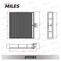Салонный фильтр MILES 1436966124 PEAHW P8 AFC1162 - Изображение 3