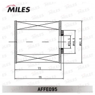 Топливный фильтр MILES AFFE095 JKS BA 1436966180 - Изображение 3