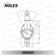 Шаровая опора MILES IJQB 5W7 1436966676 DB35223 - Изображение 3