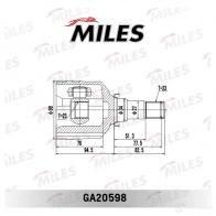 Шрус (граната) MILES GA20598 1420598935 ELW NRZG - Изображение 3