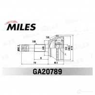 Шрус граната MILES GA20789 W17UO 7M 1436968361 - Изображение 3