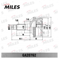 Шрус граната MILES GA20762 1436968344 WZ3N6 G - Изображение 3