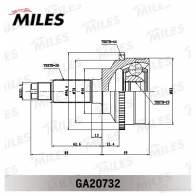 Шрус граната MILES GA20732 1436968318 I9 9Y3A - Изображение 3