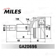 Шрус граната MILES 1436968308 F1LT9P X GA20696 - Изображение 3