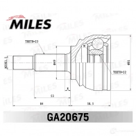 Шрус граната MILES GA20675 BP 7T1 1436968302