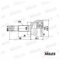 Шрус граната MILES 4TIJ 6J GA20644 1420617040 - Изображение 2