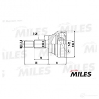 Шрус граната MILES GA20606 1420603998 M HYVU