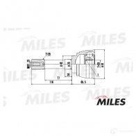 Шрус граната MILES 5B4 F96 GA20584 1420603370