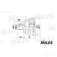 Шрус граната MILES GA20528 5 A58N 1420600710 - Изображение 3
