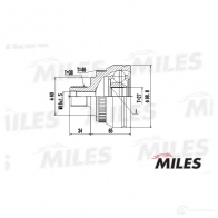 Шрус граната MILES 1420600646 GA20524 JAB4R U - Изображение 3