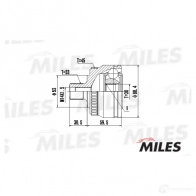 Шрус граната MILES DW HNB 1420602559 GA20521 - Изображение 3
