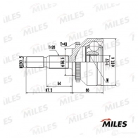 Шрус граната MILES J R0UR GA20511 1420603942 - Изображение 3