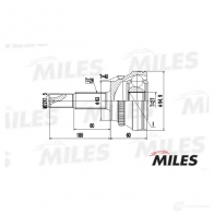 Шрус граната MILES 1420603326 5SQE RG GA20498 - Изображение 3