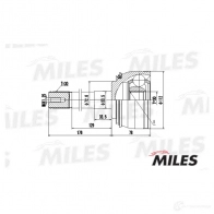 Шрус граната MILES CM 67IV GA20487 1420603927 - Изображение 3