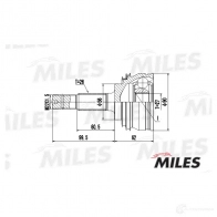 Шрус граната MILES GA20472 C97 PE 1420598906 - Изображение 3