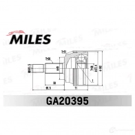 Шрус граната MILES 4I1QFQ M 1420602567 GA20395 - Изображение 3