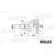 Шрус граната MILES J CL6W 1420603857 GA20390 - Изображение 3