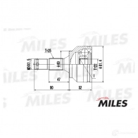 Шрус граната MILES GA20378 1420602258 PXDA B - Изображение 3