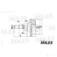 Шрус граната MILES GA20372 1420603842 CY Z39 - Изображение 3
