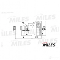 Шрус граната MILES GA20353 1420600394 I7J0 B - Изображение 2