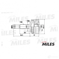 Шрус граната MILES 1420603828 GA20349 W 4U8S8 - Изображение 3