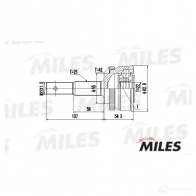 Шрус граната MILES 1420602551 GA20291 GAY8J O - Изображение 3