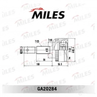 Шрус граната MILES 1420598968 BKH0 4 GA20284 - Изображение 3