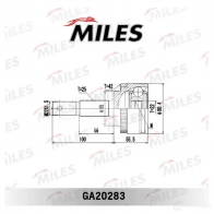Шрус граната MILES 1420603787 HZ5P A48 GA20283 - Изображение 3