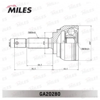 Шрус граната MILES 1420603785 GA20280 C NQGD - Изображение 3