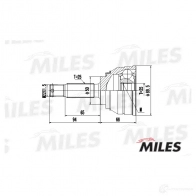 Шрус граната MILES 1420602511 GA20269 M1 K4J - Изображение 3