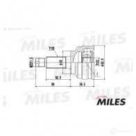Шрус граната MILES 1420603746 1TA5 F7 GA20226 - Изображение 3