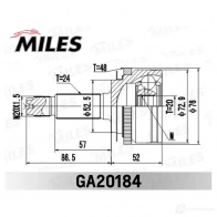 Шрус граната MILES I GT49R 1420600671 GA20184 - Изображение 3
