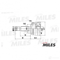 Шрус граната MILES GA20181 E1B0W B 1420603715 - Изображение 3