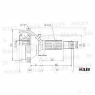 Шрус граната MILES GA20173 1420603707 CAWK3 T6 - Изображение 3