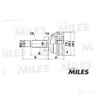 Шрус граната MILES 1420603709 4AFDP 0Q GA20175 - Изображение 3