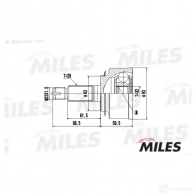 Шрус граната MILES L FMF1UQ 1420603695 GA20156 - Изображение 3
