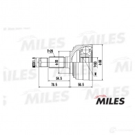 Шрус граната MILES 1420602546 GA20150 S4 FSY6 - Изображение 3