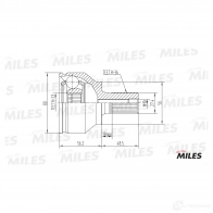 Шрус граната MILES GA20107 1420603656 JVT4I7 3 - Изображение 3