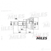Шрус граната MILES EA XC8 GA20105 1420602539 - Изображение 3