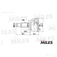 Шрус граната MILES ZX2 ZL GA20101 1420602524 - Изображение 3