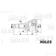 Шрус граната MILES 1420602564 UU 8LU GA20092 - Изображение 3