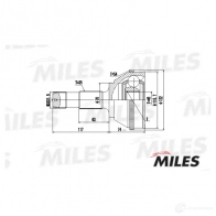 Шрус граната MILES 1420602526 GA20069 NM9 KR3 - Изображение 3