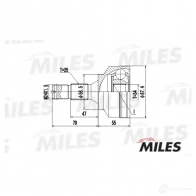 Шрус граната MILES PT8 8JB 1420603631 GA20062 - Изображение 3